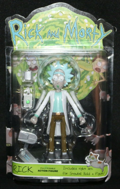 Rick and Morty Fully Poseable Action Figure - 4 Eyes MISPRINT (C-8 / C-9) 2017