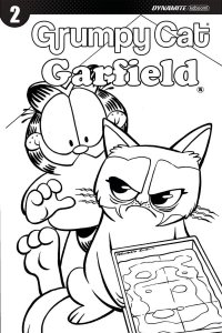 GRUMPY CAT GARFIELD #1 -3 COMPLETE SERIES OF 24 COVERS INCLUDING SIGNED COVER.