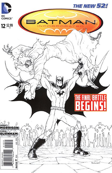 BATMAN INCORPORATED (2012 Series)  (DC) (NEW 52) #12 SKETCH CV Near Mint Comics