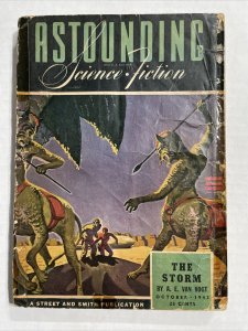 Astounding Science Fiction Pulp October 1943 Volume 32 #2 Poor