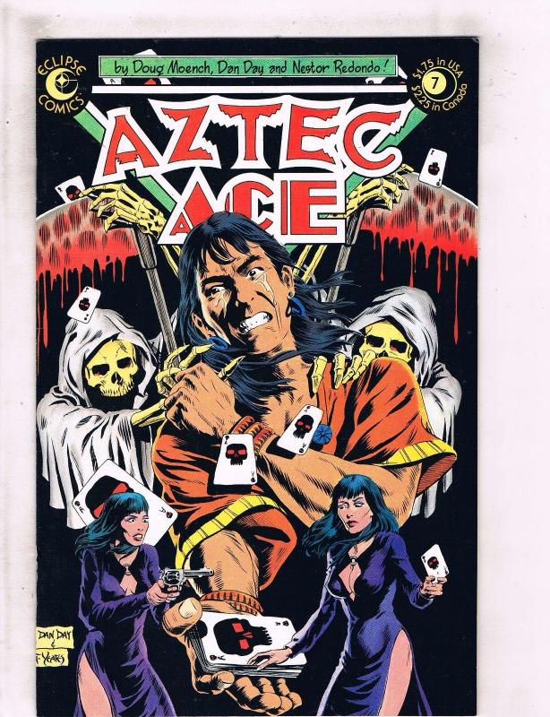 Lot of 10 Aztec Ace Eclipse Comic Books # 1 2 3 4 5 6 7 8 9 10 WT6