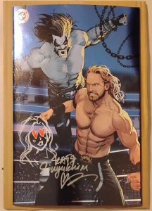 DC K.O. #1 Hangman signed & remark by KATYA SINYUKHINA!!! Foil Variant