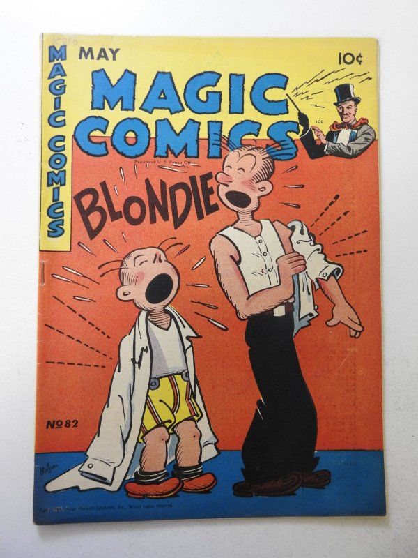 Magic Comics #82 (1946) GD+ Condition centerfold detached