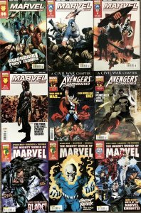 Marvel Legends/Avengers Unconquered/Mighty World of Marvel 9 Issue Lot/Bundle