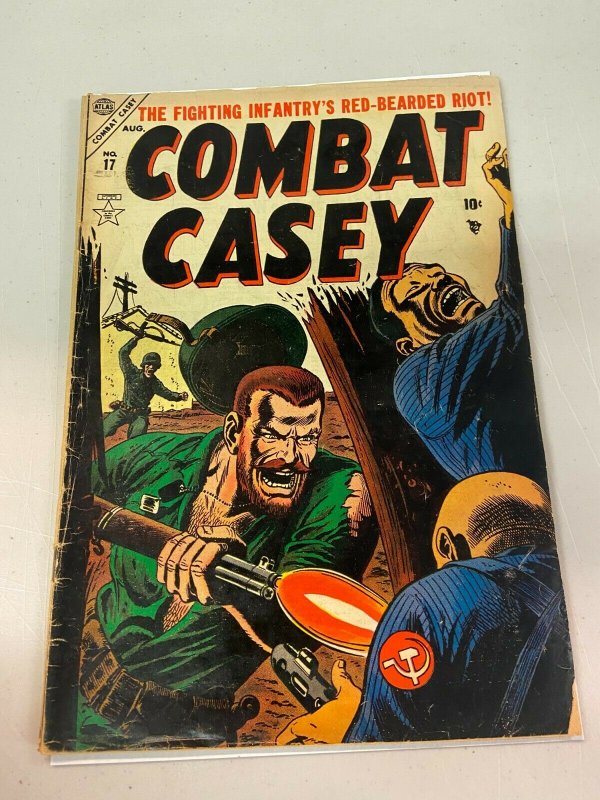 Combat Casey 17 GD/GD+  Russ Heath Cover