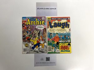 2 Archie Comics Laugh # 386 + Life With Archie # 200 93 JS22