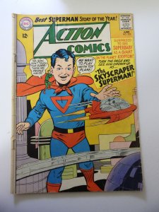 Action Comics #325 (1965) GD/VG Condition centerfold detached at bottom staple