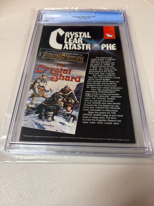 Amazing Spider-Man 301 CGC Graded 9.2 Marvel Comic Book Newsstand McFarlane JH31