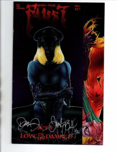 Faust Love of the Damned #9 - signed Tim Vigil & Quinn- Northstar - 1992 - VF/NM