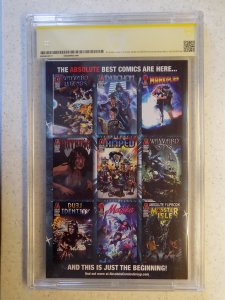 WHITE WIDOW # 1 KINCAID RED FOIL EXCLUSIVE ABSOLUTE CBCS 9.6. SIGNED KINCAID