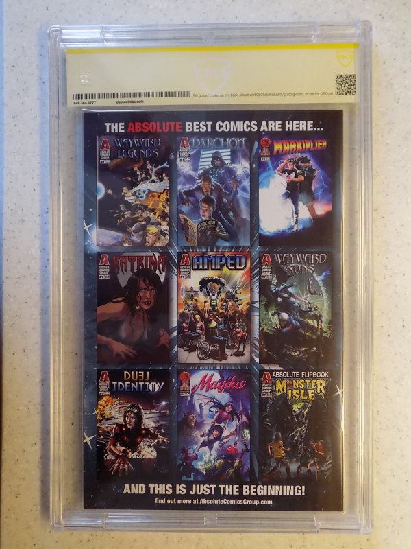 WHITE WIDOW # 1 KINCAID RED FOIL EXCLUSIVE ABSOLUTE CBCS 9.6. SIGNED KINCAID