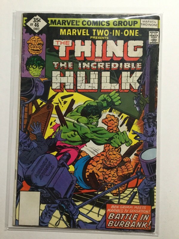 Marvel Two-In-One 46 Very Good/Very Fine Vg/Vf 5.0 Water Damage