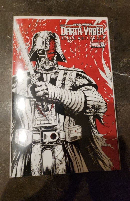 Star Wars: Darth Vader - Black, White & Red #1 (2023) Battle damaged Kirkham