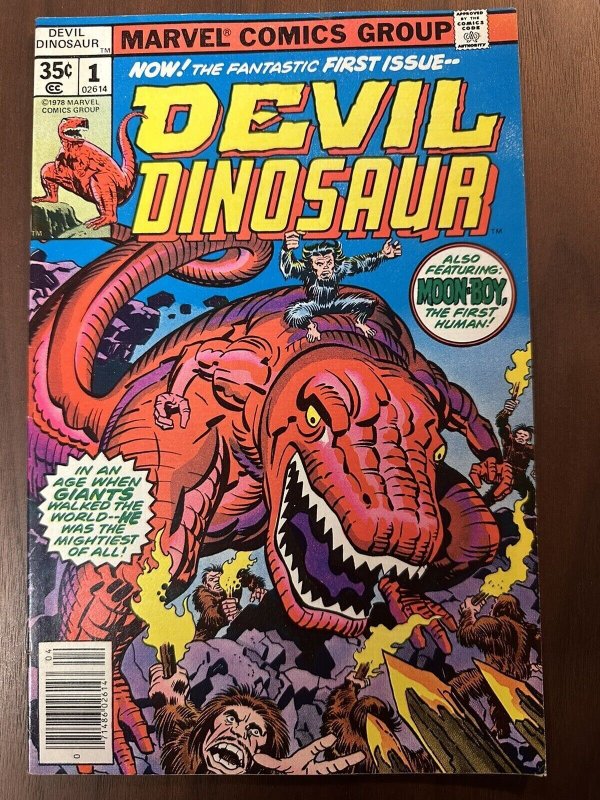 Devil Dinosaur #1 VF- 1st App of DD and Moon Boy. Kirby Cover (Marvel 1978)