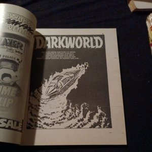 STARBLAZER Space fiction Adventure in Pictures #234 darkworld 1989