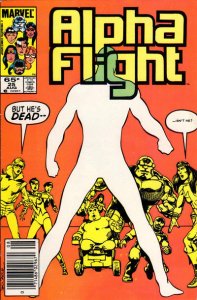 Alpha Flight (1st Series) #25 (Newsstand) FN ; Marvel | John Byrne