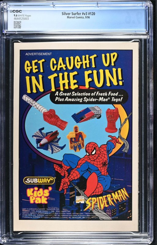 Silver Surfer #v3 #120 (9/96) Graded CGC 9.6