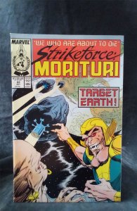 Strikeforce: Morituri #22 1988 Marvel Comics Comic Book