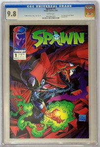 Spawn 1 Image 1992 CGC 9.8 Todd McFarlane 1st Appearance