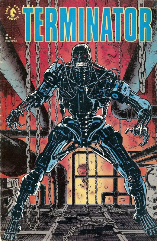 THE TERMINATOR #04 (1990) CHRIS WARNER | COPPER AGE | TRADE DRESS