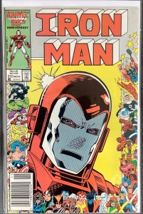 Iron Man #212 Newsstand Edition (1986, Marvel) VF/NM