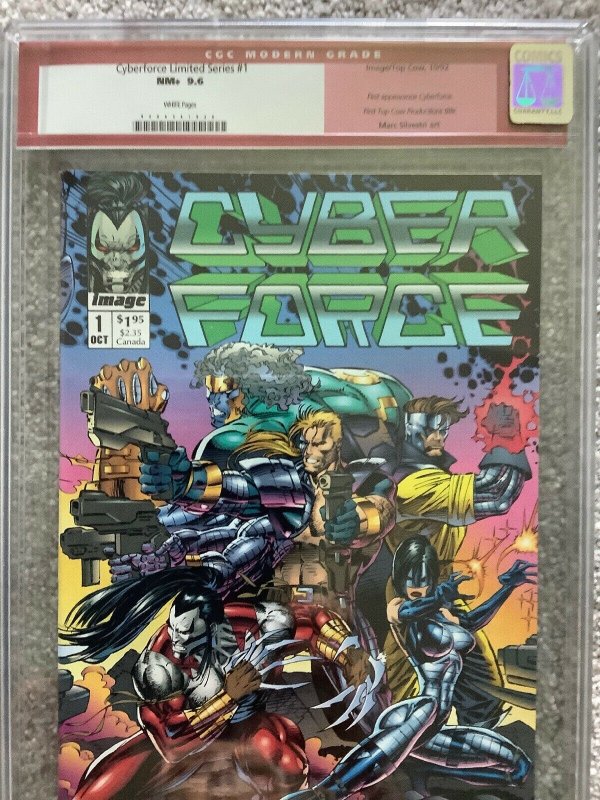 Cyberforce Limited Series 1 CGC 9.6 White 1st Cyberforce Marc Silvestri