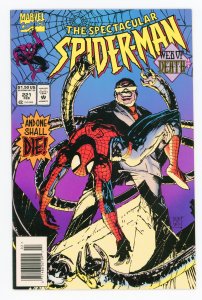 Spectacular Spider-Man #221 Tom DeFalco Doctor Octopus Newsstand  NM