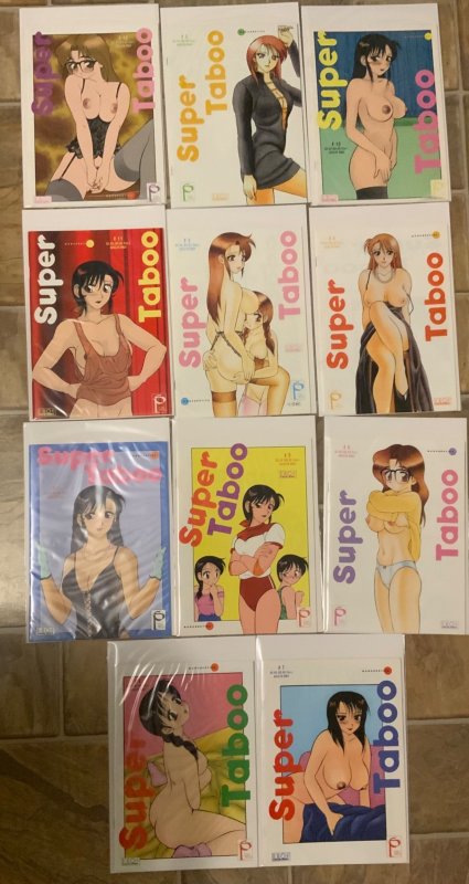 Super Taboo #1-#11 lot from VG to FN (1996) Eros Comics HTF