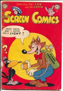 Real Screen #52 1952-DC-Fox & Crow-flame thrower VG