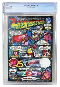 Spider-Man Unlimited #1 CGC 9.8 1992 Marvel Comics 1st Shriek Frances Barrison