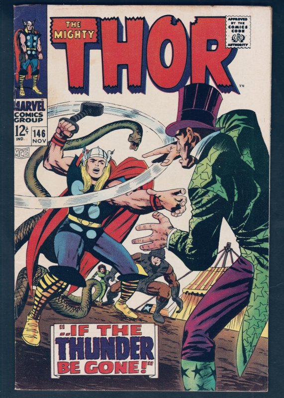 Thor #146  (1967) Origin of The Inhumans. VF