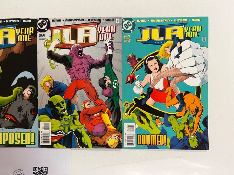 4 JLA DC Comic Books # 5 6 8 9 Batman Superman Wonder Woman Robin 36 JS44