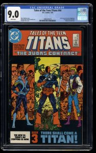 Tales of the Teen Titans #44 CGC VF/NM 9.0 White Pages 1st Nightwing!