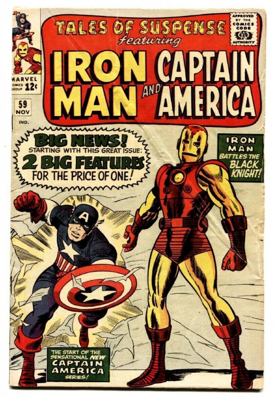 TALES OF SUSPENSE #59 1964-Captain America-Iron Man-comic book 