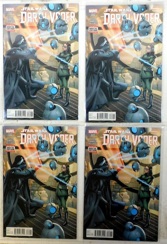 Star Wars Darth Vader Lot of 4 #22 x4 (2016) Marvel Comics 9.4 NM Comic Books
