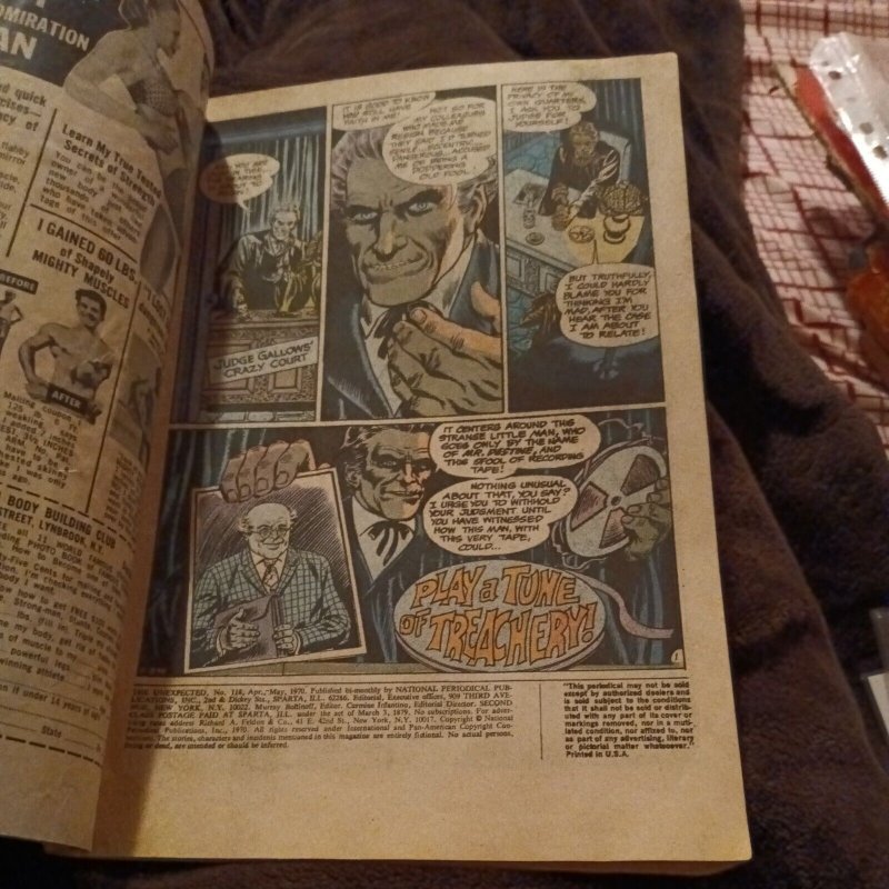 The Unexpected 118 Horror DC comic 1970 Neal Adams art cover bronze age tales of