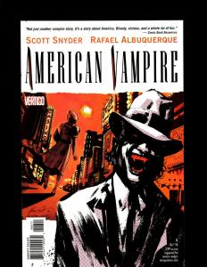 Lot of 9 American Vampire Vertigo Comic Books #1 2 3 4 5 6 7 8 9 J398