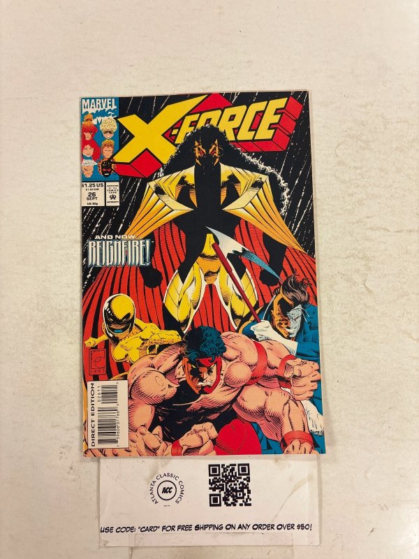 X-Force #26 NM Marvel Comic Books Cable Warpath Boom-Boom Cannonball 19 HH112