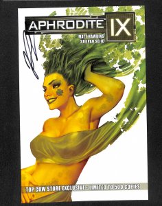 Aphrodite IX #9 NM+ 9.6 Signed by Matt Hawkins! Top Cow Store Exclusive Variant