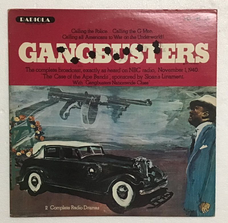 Gangbusters: Record, LP, MR-1058, 33 1/3 RPM, 12 inch