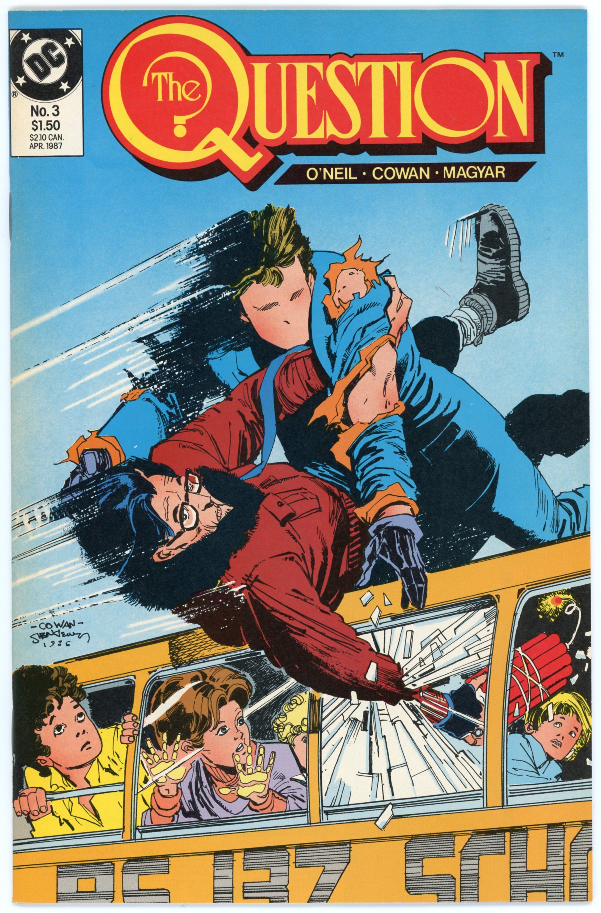 The Question 3 VFNM 9.0 DC 1987 Copper Age Denny O'Neil Comic Books