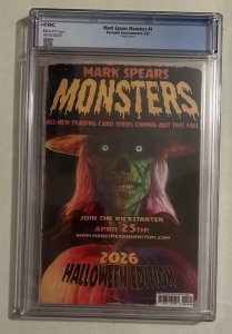 Mark Spears Monsters #4 CGC 9.6 White Pages Variant H Retailer 1:25