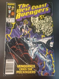 West Coast Avengers #23 FN Newsstand Marvel Comics c213