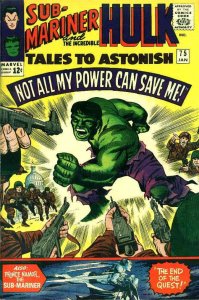 Tales to Astonish (Vol. 1) #75 FN ; Marvel | Hulk Namor Sub-Mariner