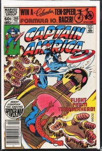 Captain America #266 Newsstand Edition (1982) Captain America