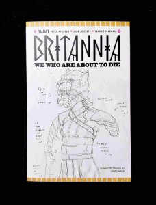 Britannia We Who Are About to Die #1D  VALIANT Comics 2017 NM  Mack Variant