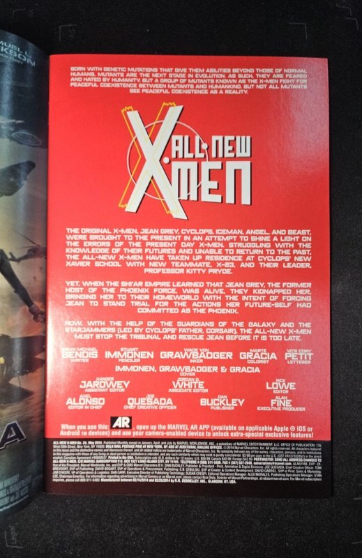 All-New X-Men #24 NM, The Trial of Jean Grey Part 5, Marvel, 2014