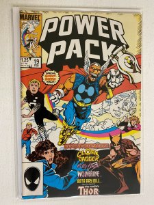 Power Pack #19 Direct Beta Ray Bill appearance 1st Series Marvel 8.0 VF (1986)