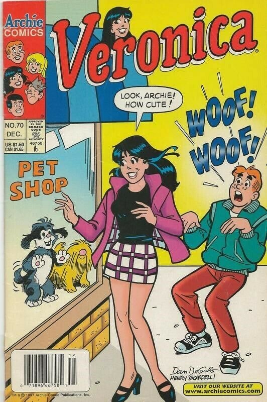 Veronica #70 ORIGINAL Vintage 1997 Archie Comics GGA 