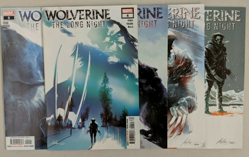 Wolverine The Long Night #1-5 SET (Marvel 2019) 1 2 3 4 5 - (8.5-9.2)